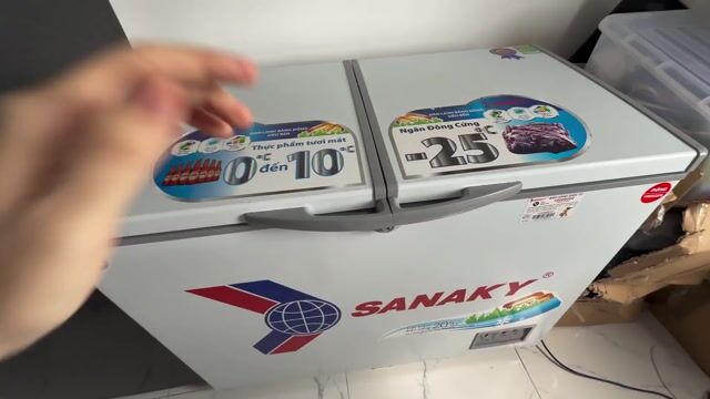 Tủ đông Sanaky 220L bảo hành 18 tháng 1 mát 1 đông. Mua bán Tủ lạnh tại Quận 12 Tp Hồ Chí Minh được đăng bởi huynh thanh hien hình 1