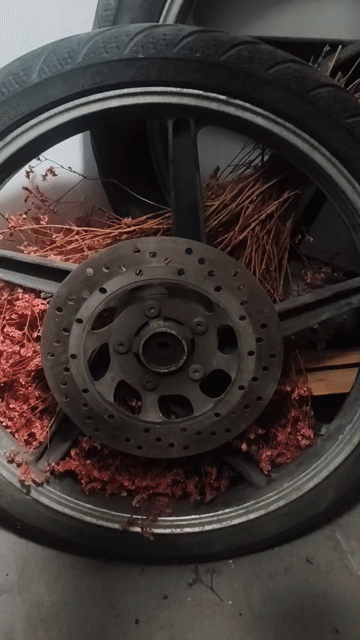 Mâm xe máy ZX Thắng đĩa Xám. Mua bán Phụ tùng xe tại Quận 8 Tp Hồ Chí Minh được đăng bởi Hoàng Xanh SM hình 1