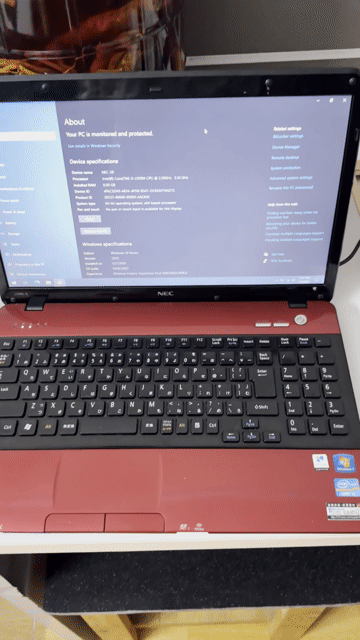 Cặp laptop đỏ Nec và Toshiba. Mua bán Laptop tại Huyện Hóc Môn Tp Hồ Chí Minh được đăng bởi LEVI hình 1