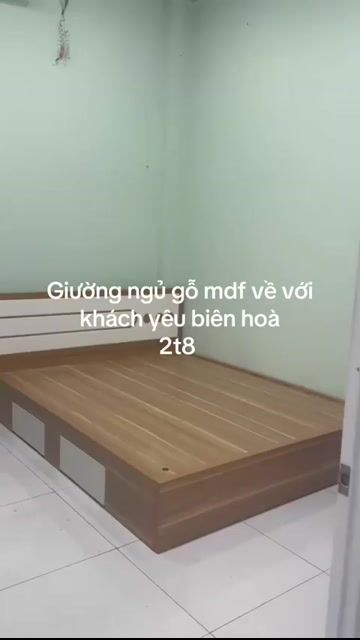 GIƯỜNG GỖ CÔNG NGHIỆP MDF 1M6 2M CÓ 2 HỘP KÉO . Mua bán Giường, chăn ga gối nệm tại Thành phố Biên Hòa Đồng Nai được đăng bởi Tủ nhựa đài loan hoàng quân hình 1