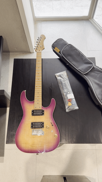Đàn guitar điện SQOE SEIB650 Tím Mới 99%. Mua bán Nhạc cụ tại Quận 3 Tp Hồ Chí Minh được đăng bởi Lê Hậu hình 1