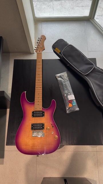 Đàn guitar điện SQOE SEIB650 Tím Mới 99%. Mua bán Nhạc cụ tại Quận 3 Tp Hồ Chí Minh được đăng bởi Lê Hậu hình 1