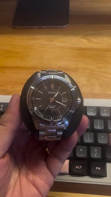 Đồng hồ Seiko cơ tích cót Kinetic chính hãng. Mua bán Đồng hồ tại Huyện Đức Trọng Lâm Đồng được đăng bởi 27TN Đức Trọng hình 1