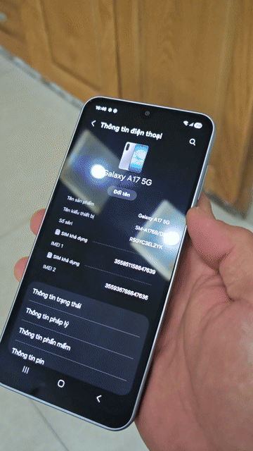 Samsung A17 5G 8GB/256GB Bạc. Mua bán Điện thoại tại Thành phố Biên Hòa Đồng Nai được đăng bởi Anh Duy  hình 1