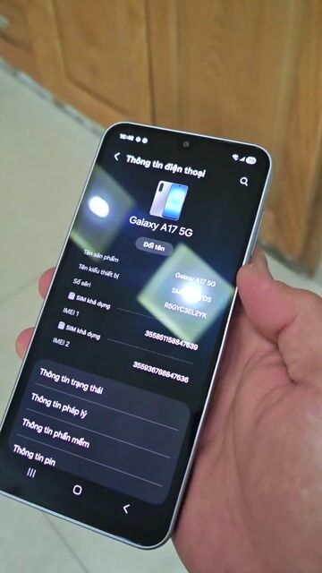 Samsung A17 5G 8GB/256GB Bạc. Mua bán Điện thoại tại Thành phố Biên Hòa Đồng Nai được đăng bởi Anh Duy  hình 1
