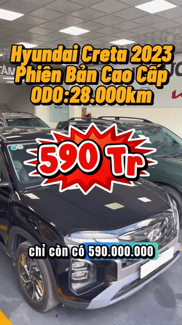 Hyundai Creta Cao cấp 2023 Đen 28.000 km. Mua bán Ô tô tại Thành phố Thủ Đức Tp Hồ Chí Minh được đăng bởi Đặng Huỳnh Trường hình 1