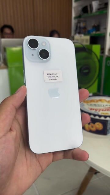 Apple iPhone 15 128GB Xanh dương. Mua bán Điện thoại tại Quận Ngô Quyền Hải Phòng được đăng bởi lê thanh thuỷ hình 1