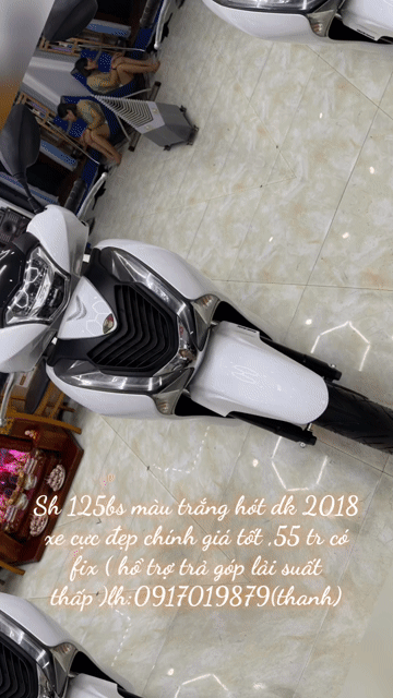 Honda SH 125CBS 2018 Trắng. Mua bán Xe máy tại Thành phố Vũng Tàu Bà Rịa - Vũng Tàu được đăng bởi XE MÁY BẢO THANH  TPVŨNG TÀU hình 1