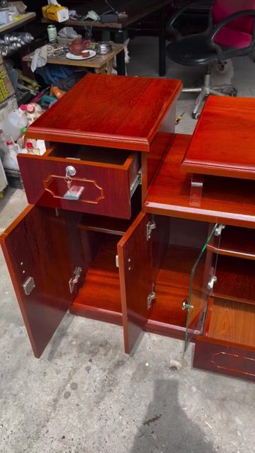 Kệ tivi Gỗ xoan Nâu đỏ 1m6. Mua bán Tủ, kệ gia đình tại Quận Bình Tân Tp Hồ Chí Minh được đăng bởi Hàng Thanh Lý Hằng Phương hình 1