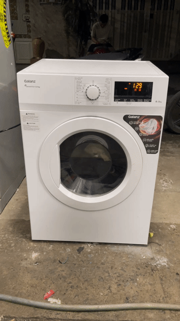 Thanh lý máy sấy Galanz 8kg chạy tốt zin đẹp. Mua bán Máy giặt tại Quận 7 Tp Hồ Chí Minh được đăng bởi Quí Vũ Official hình 1