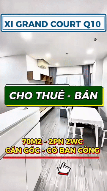 Mua bán Căn hộ Chung cư Xi Grand Court Quận 10 Tp Hồ Chí Minh diện tích 70 m² giá 7,2 tỷ