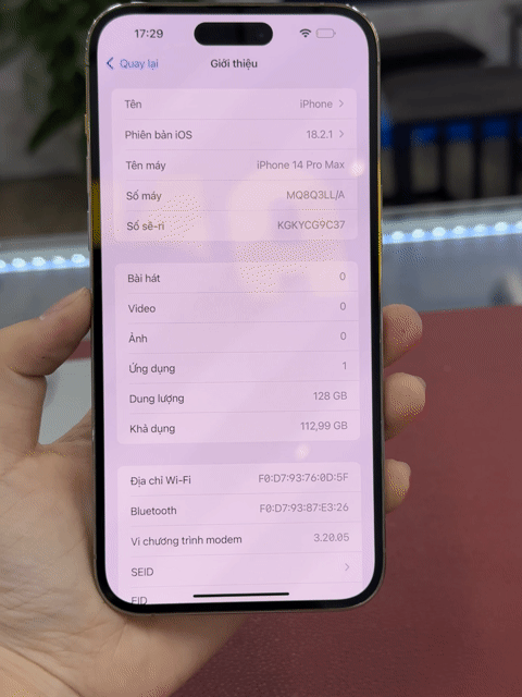 Apple iPhone 14 Pro Max 128GB Vàng 99%. Mua bán Điện thoại tại Thành phố Thủ Dầu Một Bình Dương được đăng bởi Phong Le hình 1