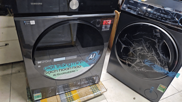 Máy giặt Samsung BESPOKE 12kg Đời mới. Giá cực tốt. Mua bán Máy giặt tại Quận 1 Tp Hồ Chí Minh được đăng bởi KIM Merchant hình 1