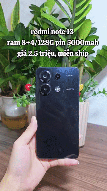 Xiaomi Redmi Note 13 128GB Đen zin nguyên cây. Mua bán Điện thoại tại Quận Hà Đông Hà Nội được đăng bởi Shop Điện Thoại Cũ Zin hình 1