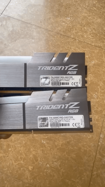 RAM G.Skill Trident Z RGB 16GB 2 x 8GB 3200MhzDDR4. Mua bán Linh kiện (RAM, Card...) tại Huyện Kim Sơn Ninh Bình được đăng bởi HUYTHAO hình 1