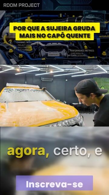 Por que a sujeira incrusta mais no CAPÔ QUENTE?! 🧼😱 @acfperformance e Protelim explicam!

O calor do motor faz a sujeira secar rápido e grudar fundo no verniz! 🚗💦