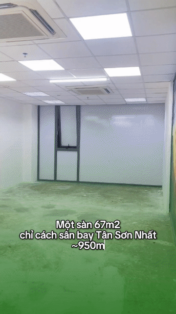 Cho thuê Văn phòng, Mặt bằng kinh doanh Quận Tân Bình Tp Hồ Chí Minh diện tích 67 m² giá 17 triệu/tháng