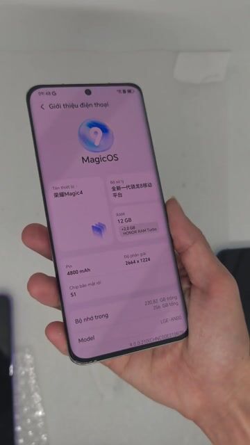 Honor honor Magic 4 8/256GB full chức năng . Mua bán Điện thoại tại Quận Thanh Xuân Hà Nội được đăng bởi Đỗ Mạnh Nhuận hình 1