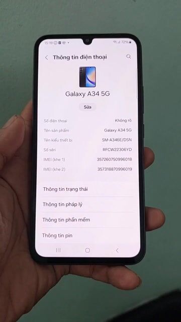 Samsung A34 5G ram 8/128GB Đen. Mua bán Điện thoại tại Quận 4 Tp Hồ Chí Minh được đăng bởi phạm Lâm hình 1