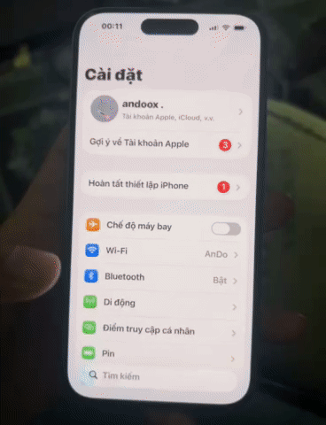Apple iPhone 15 Pro 128GB Xám Đã sử dụng. Mua bán Điện thoại tại Thành phố Thuận An Bình Dương được đăng bởi Quốc An hình 1