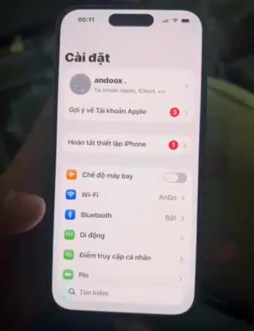 Apple iPhone 15 Pro 128GB Xám Đã sử dụng. Mua bán Điện thoại tại Thành phố Thuận An Bình Dương được đăng bởi Quốc An hình 1