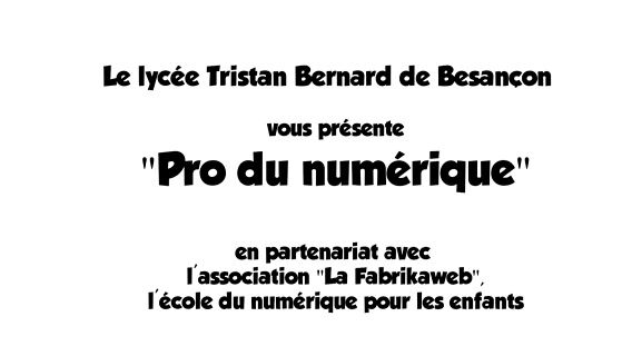 Pro du numérique
