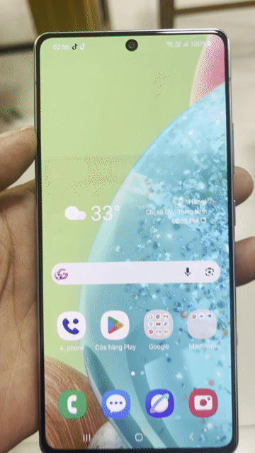 Samsung Galaxy A Quantum Bạc Đã sử dụng. Mua bán Điện thoại tại Huyện Long Thành Đồng Nai được đăng bởi minhtien hình 1