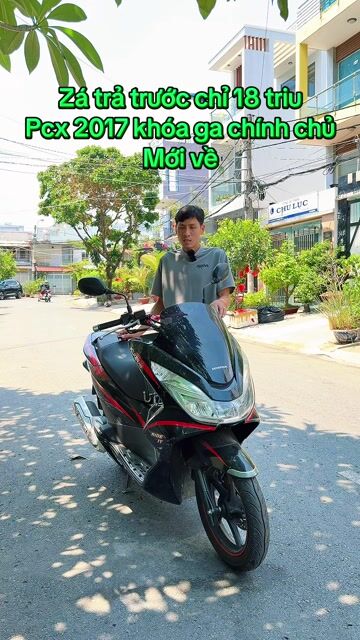 Honda PCX 2017 Đen nguyên bản có góp. Mua bán Xe máy tại Quận 7 Tp Hồ Chí Minh được đăng bởi Cửa hàng xe máy trả góp Q7 hình 1