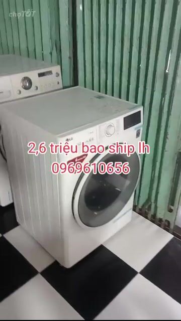 Máy giặt LG 9kg Inverter Direct Drive Trắng. Mua bán Máy giặt tại Quận Tân Phú Tp Hồ Chí Minh được đăng bởi Điện Tử Quách Điêu hình 1