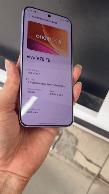 Vivo V70 FE 5G 8GB/256GB Tím. Mua bán Điện thoại tại Quận Cầu Giấy Hà Nội được đăng bởi Toàn hình 1