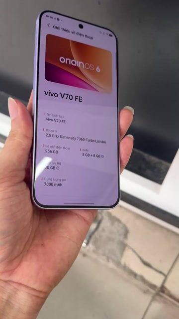 Vivo V70 FE 5G 8GB/256GB Tím. Mua bán Điện thoại tại Quận Cầu Giấy Hà Nội được đăng bởi Toàn hình 1