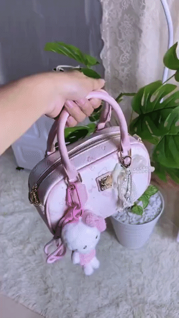 Túi xách nữ da Kèm mèo bông. Mua bán Túi xách tại Quận Hai Bà Trưng Hà Nội được đăng bởi Nguyễn Diện hình 1