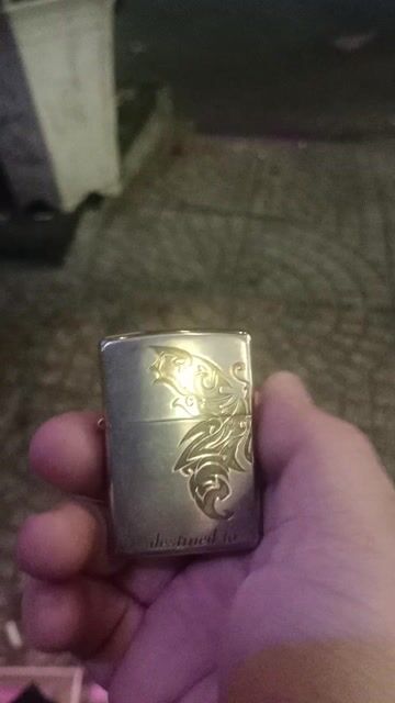 Bật lửa Zippo 2007 Bạc Bướm. Mua bán Đồ sưu tầm, đồ cổ tại Quận Sơn Trà Đà Nẵng được đăng bởi David  hình 1