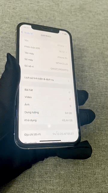 Apple iPhone Xs 64GB Trắng Full Chức Năng. Mua bán Điện thoại tại Quận Thanh Xuân Hà Nội được đăng bởi EnterPhone hình 1