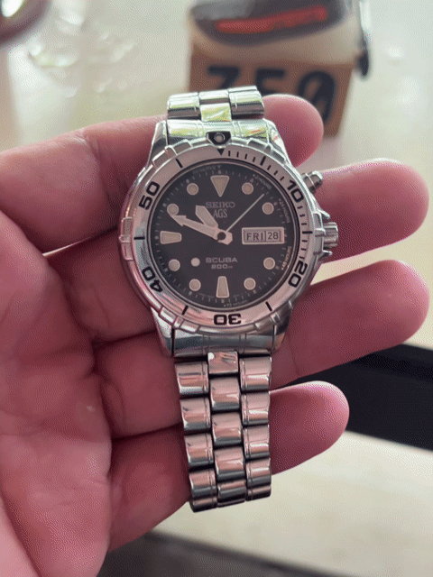Đồng hồ Seiko AGS Kinetic Nam. Mua bán Đồng hồ tại Thành phố Rạch Giá Kiên Giang được đăng bởi Đồng Hồ Giá Hạt Dẻ hình 1