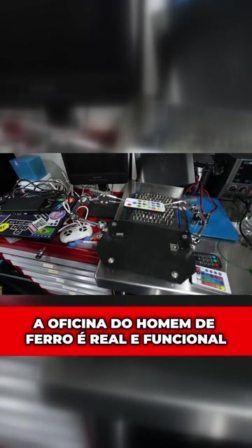A OFICINA DO HOMEM DE FERRO É REAL E FUNCIONAL #acf #tcar #etnrlz #tonystark
