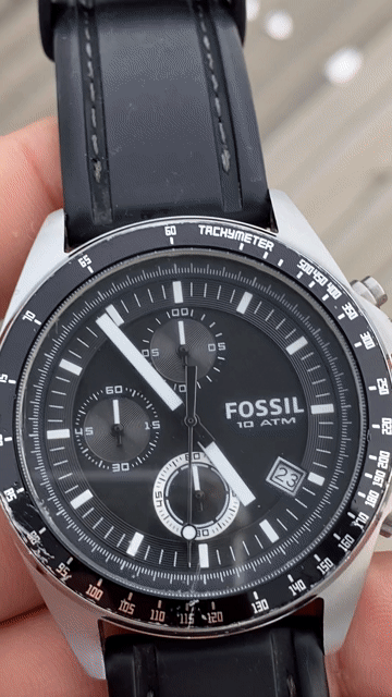 Đồng hồ Fossil CH2573 Nam Inox Cao su Đen Bạc. Mua bán Đồng hồ tại Quận Ninh Kiều Cần Thơ được đăng bởi Tất Thành Nhân hình 1