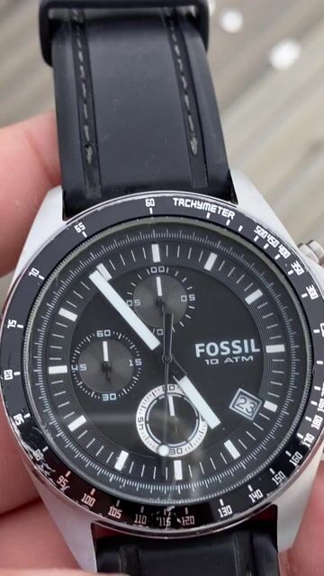 Đồng hồ Fossil CH2573 Nam Inox Cao su Đen Bạc. Mua bán Đồng hồ tại Quận Ninh Kiều Cần Thơ được đăng bởi Tất Thành Nhân hình 1