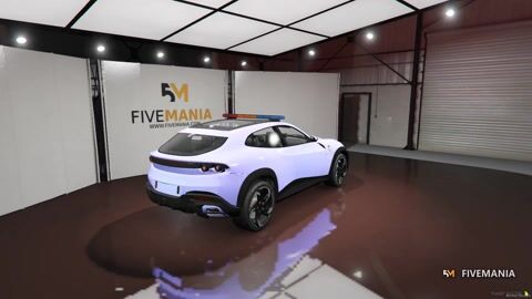 FIVEM Porsche Cayenne Coupe Carrera | Emergency Police SUV [Unbadged] Add-On | Working Lights | Custom Siren | Optimized | Fivem Ready | High Quality, video preview