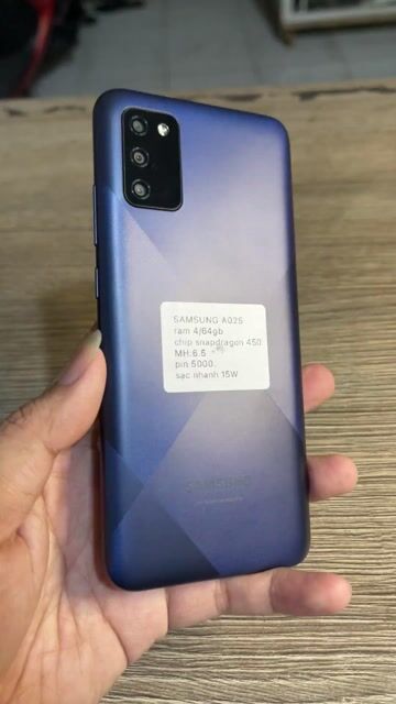 Samsung A02s 64GB Xanh. Mua bán Điện thoại tại Thành phố Thủ Dầu Một Bình Dương được đăng bởi lý phước mobile hình 1