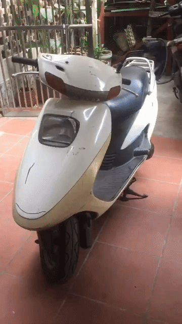 Honda Spacy màu Trắng, Vàng. Mua bán Xe máy tại Quận Tây Hồ Hà Nội được đăng bởi Quanghien hình 1