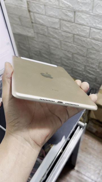 Apple iPad Mini 4 128GB 4G Vàng. Mua bán Máy tính bảng tại Quận Bình Thạnh Tp Hồ Chí Minh được đăng bởi nguyễn thanh tâm hình 1