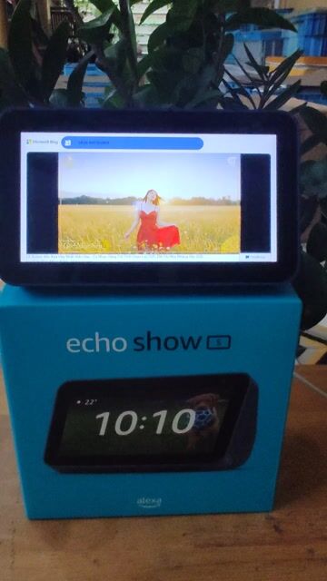 Loa thông minh Amazon Echo Show 5 Xanh. Mua bán Tivi, Âm thanh tại Quận 7 Tp Hồ Chí Minh được đăng bởi Vy Vy hình 1