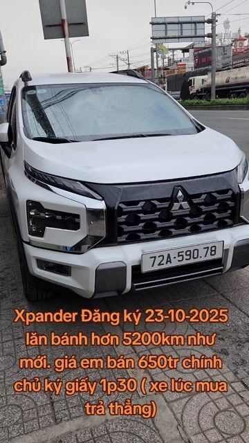 Mitsubishi Xpander Cross 2023 Trắng 5272 km. Mua bán Ô tô tại Thị xã Phú Mỹ Bà Rịa - Vũng Tàu được đăng bởi Phan Quí hình 1
