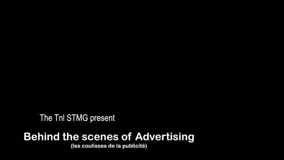 Behind the scenes of Advertising