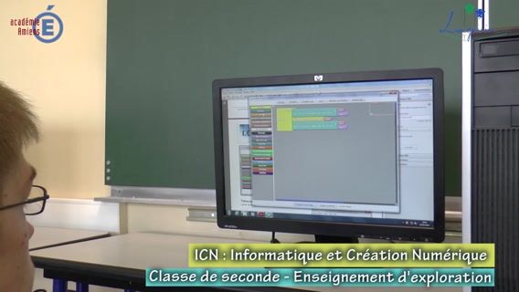 Enseignement d'exploration Seconde ICN au lycée Paul Langevin de Beauvais
