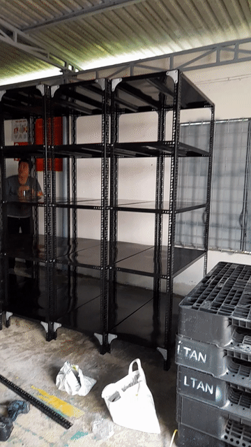 Kệ Sắt V Lỗ Đen 2m 1m 40cm 5 Tầng. Mua bán Tủ, kệ gia đình tại Huyện Trảng Bom Đồng Nai được đăng bởi Thu Hoàng hình 1