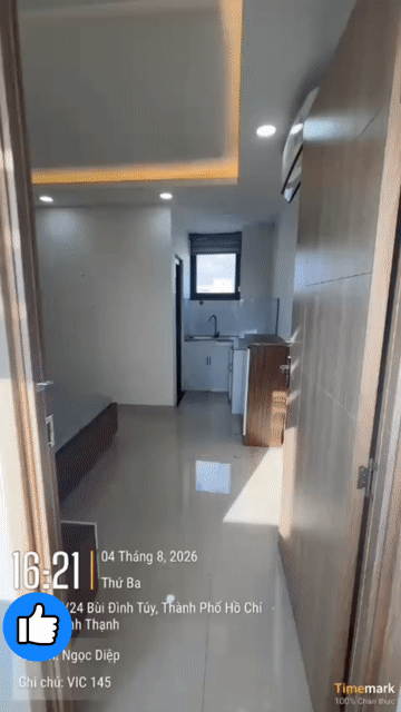Cho thuê Phòng trọ Quận Bình Thạnh Tp Hồ Chí Minh diện tích 30 m² giá 4,5 triệu/tháng