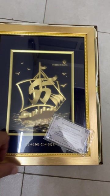 Tranh thuyền buồm 3D dat vang 24k khung gỗ. Mua bán Đồ sưu tầm, đồ cổ tại Quận Đống Đa Hà Nội được đăng bởi Gọi là Bán  hình 1