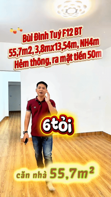 Mua bán Nhà ở Quận Bình Thạnh Tp Hồ Chí Minh diện tích 55.7 m² giá 6 tỷ